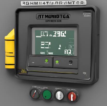 What does the exhaust gas analyzer do?